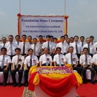 Foundation Stone Laying Ceremony of NGK Ceramics (Thailand) Co., Ltd.