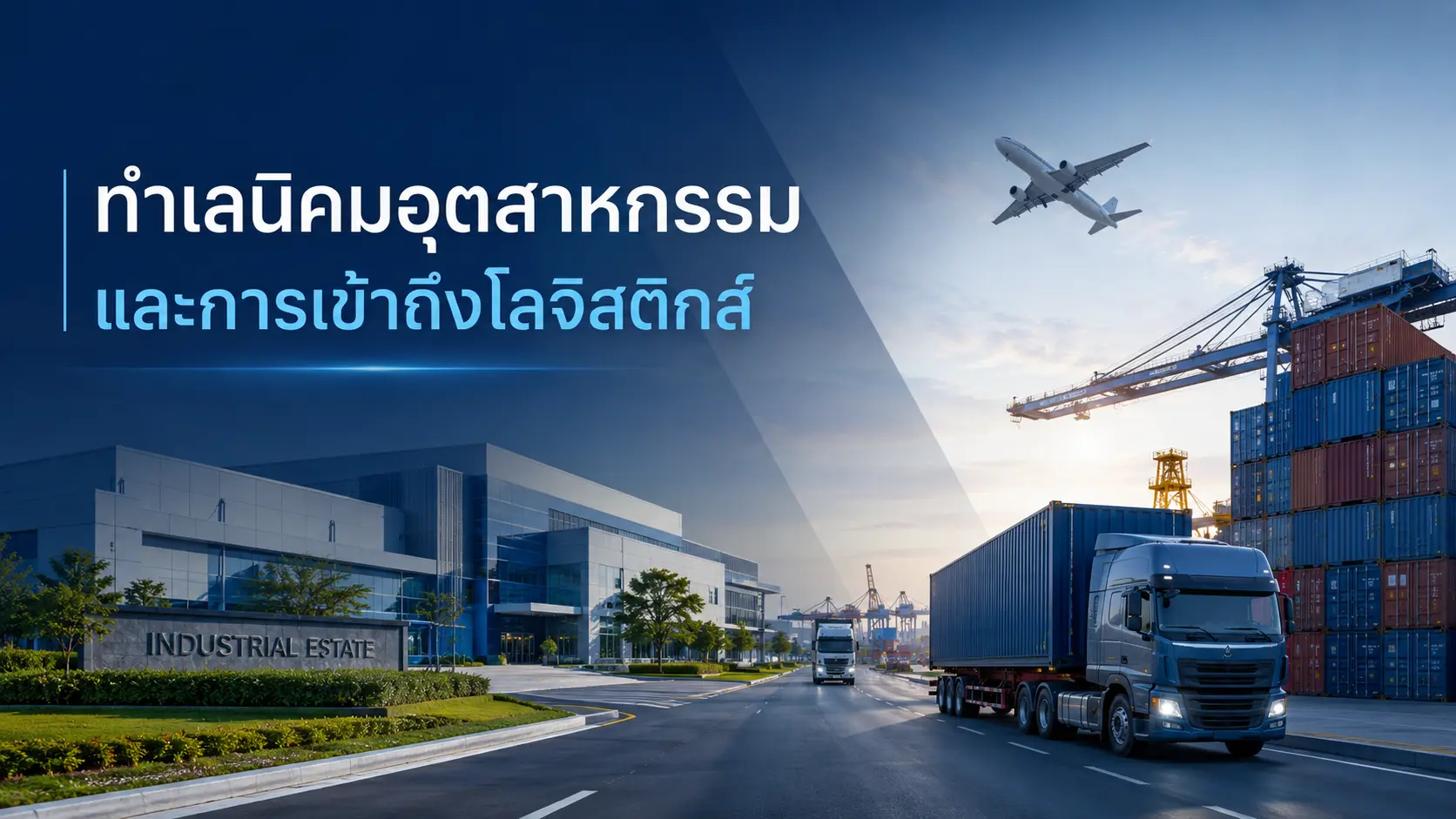 ทำเลนิคมอุตสาหกรรมและการเข้าถึงโลจิสติกส์
